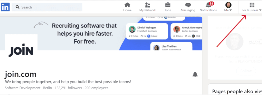 LinkedIn job posting explained through screenshots